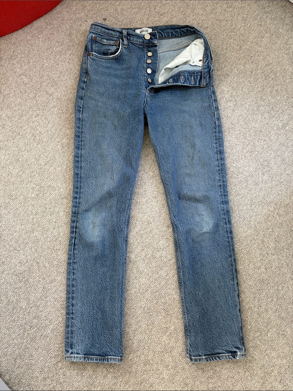 Agolde Riley Stretch Jeans - Picture 2 of 4